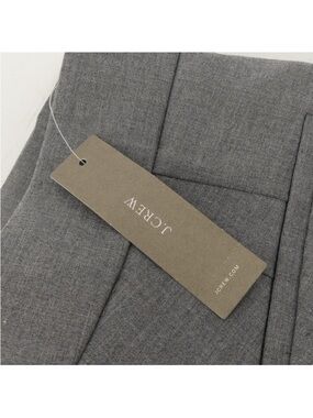 NWT J Crew 365 Pants Womens 4T Gray Edie Straight Leg Dress Work Trousers Office